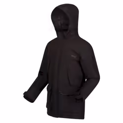 Regatta Childrens/Kids Paddrick Waterproof Parka - 7-8 Years, Black