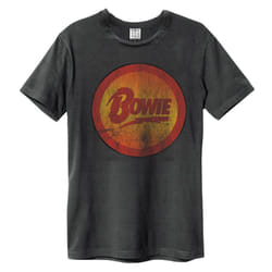 Amplified Unisex Adult Diamond Dogs David Bowie T-Shirt - 3XL, Charcoal