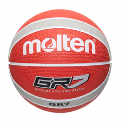 Molten Basketball - 7, Red/Silver