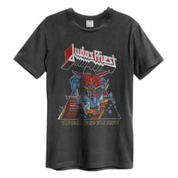Amplified Unisex Adult Defenders Of The Faith Judas Priest T-Shirt - 3XL, Charcoal