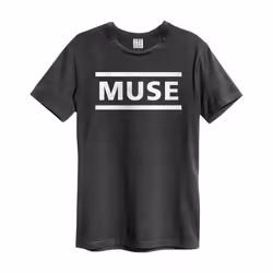 Amplified Unisex Adult Logo Muse T-Shirt - 3XL, Charcoal
