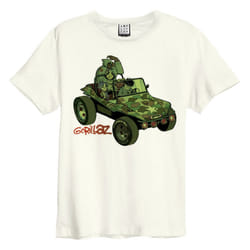 Amplified Unisex Adult Geep Gorillaz T-Shirt - L, Vintage White