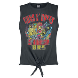 Amplified Womens/Ladies Use Your Illusion Guns N Roses T-Shirt - S, Charcoal