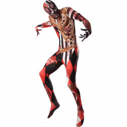 Rubies Unisex Adult Dead Acrobat Costume - XL, Black/Red