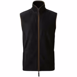 Premier Mens Artisan Fleece Oversized Gilet - 3XL, Black/Brown