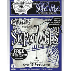 Rubies Stretch Spider Web Halloween Decoration - L, White