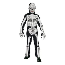 Rubies Childrens/Kids Skeleton EVA Costume - M, Black/White