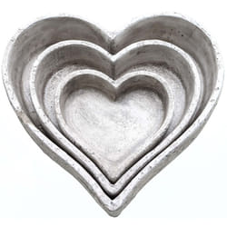 Hill Interiors Heart Decorative Dish (Pack of 3)