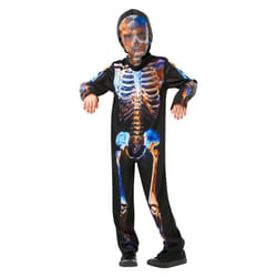 Rubies Boys Skeleton Glow In The Dark Costume Suit - 9-10 Years, Black/Blue