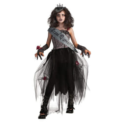 Rubies Girls Prom Queen Gothic Costume - 5-7 Years, Black/Grey