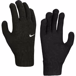 Nike Childrens/Kids Knitted Swoosh Winter Gloves - S-M, Black