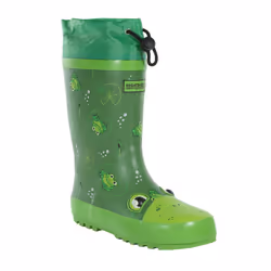 Regatta Childrens/Kids Mudplay Jnr Frog Square Wellington Boots - 13 UK Child, Frog Green