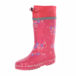 Regatta Childrens/Kids Splash Peppa Pig Tropical Wellington Boots - 12 UK Child, Pink Fusion