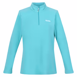 Regatta Great Outdoors Womens/Ladies Sweetheart 1/4 Zip Fleece Top - 10, Turquoise