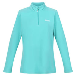 Regatta Great Outdoors Womens/Ladies Sweetheart 1/4 Zip Fleece Top - 10, Turquoise