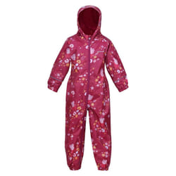 Regatta Childrens/Kids Pobble Peppa Pig Puddle Suit - 24-36 Months, Berry Pink/Autumn