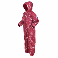 Regatta Childrens/Kids Pobble Peppa Pig Puddle Suit - 24-36 Months, Berry Pink/Autumn
