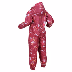 Regatta Childrens/Kids Pobble Peppa Pig Puddle Suit - 24-36 Months, Berry Pink/Autumn