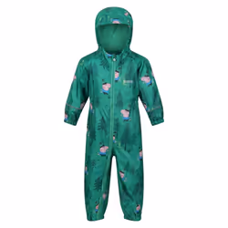 Regatta Childrens/Kids Peppa Pig Dinosaur Snowsuit - 3-4 Years, Jellybean Green