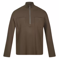 Regatta Mens Ferdo Fleece Top - L, Dark Khaki