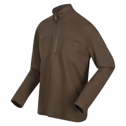 Regatta Mens Ferdo Fleece Top - L, Dark Khaki
