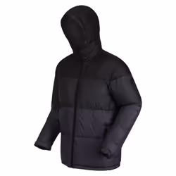 Regatta Mens Carnan Padded Jacket - 2XL, Black/Ash