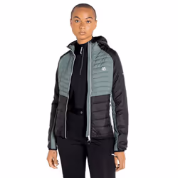 Dare 2B Womens/Ladies Surmount II Wool Padded Jacket - 12 UK, Duck Green/Black