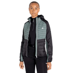 Dare 2B Womens/Ladies Surmount II Wool Padded Jacket - 12 UK, Duck Green/Black