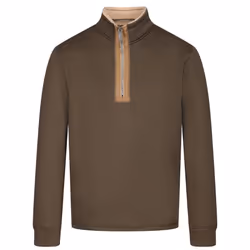 Regatta Mens Galador Half Zip Fleece Top - S, Dark Khaki