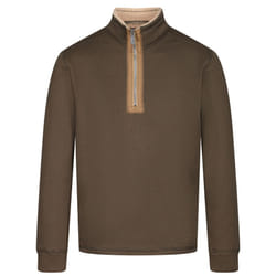 Regatta Mens Galador Half Zip Fleece Top - S, Dark Khaki
