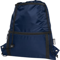 Bullet Adventure Recycled Insulated Drawstring Bag - One Size, Navy