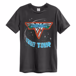 Amplified Unisex Adult 1980 Tour Van Halen T-Shirt