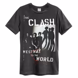 Amplified Unisex Adult Westway To The World The Clash T-Shirt