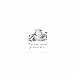 Disney Today Is My New Favourite Day Winnie The Pooh Print
