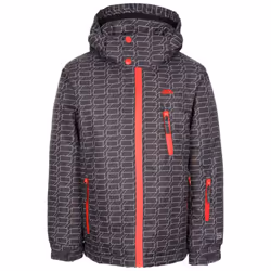 Trespass Boys TP50 Waterproof Ski Jacket - 9-10 Years, Dark Grey
