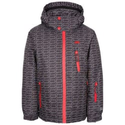 Trespass Boys TP50 Waterproof Ski Jacket - 9-10 Years, Dark Grey