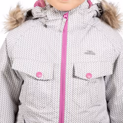 Trespass Girls Denia TP50 Ski Jacket - 11-12 Years, Platinum