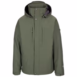 Trespass Mens Discott Waterproof Jacket - XS, Ivy