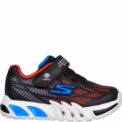 Skechers Boys Flex-Glow Elite Vorlo Trainers - 7 UK Child, Black/Royal Blue