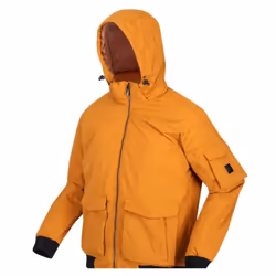 Regatta Mens Faizan Hooded Waterproof Jacket - 2XL, Cathay Spice