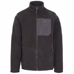 Trespass Mens Buck Fleece Jacket - XXL, Dark Grey