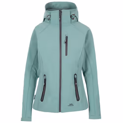 Trespass Womens/Ladies Bela II Waterproof Softshell Jacket - XXS, Teal Mist