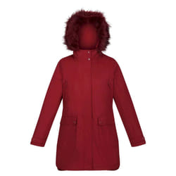 Regatta Womens/Ladies Sabinka Faux Fur Trim Parka - 8 UK, Cabernet