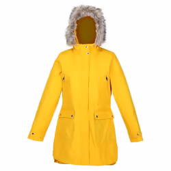 Regatta Womens/Ladies Sabinka Faux Fur Trim Parka - 8 UK, Sunset