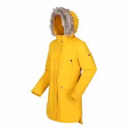 Regatta Womens/Ladies Sabinka Faux Fur Trim Parka - 8 UK, Sunset