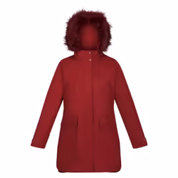 Regatta Womens/Ladies Sabinka Faux Fur Trim Parka - 14 UK, Cabernet