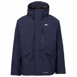 Trespass Mens Corvo Hooded Full Zip Waterproof Jacket/Coat - XXL, Navy