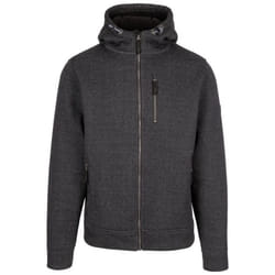 Trespass Mens Truther Marl Jacket - XXS, Black Marl