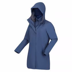 Regatta Womens/Ladies Denbury III 2 in 1 Waterproof Jacket - 8 UK, Dark Denim