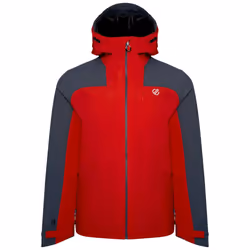 Dare 2B Mens The Jenson Button Edit - Diluent Recycled Waterproof Jacket - S, Danger Red/Orion Grey